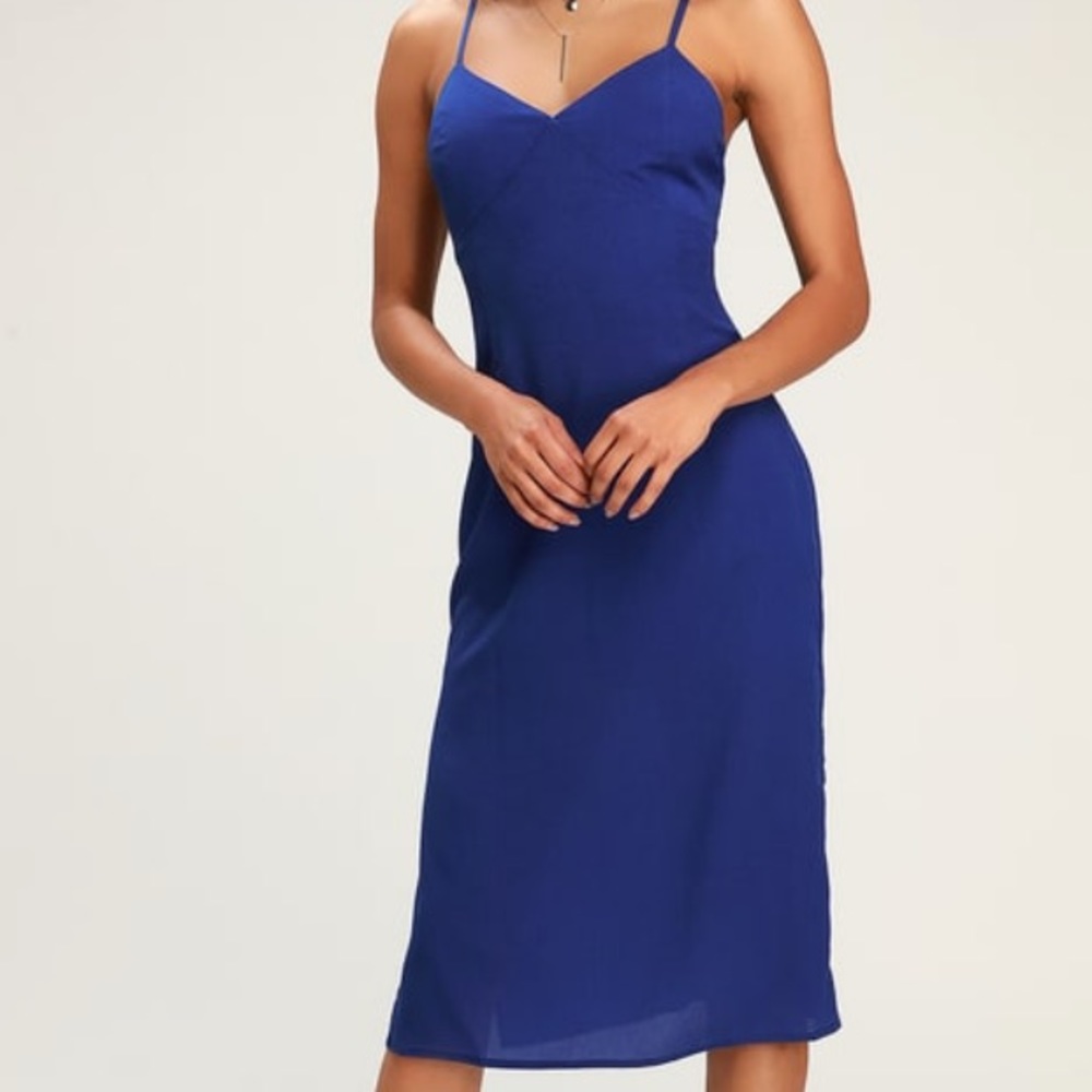 COPY - Lulus silky slip dress